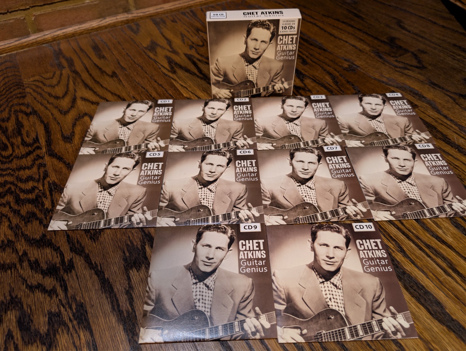 Chet Atkins Guitar Genius 10 CD Box Set (19 Albums) Country Music Mister