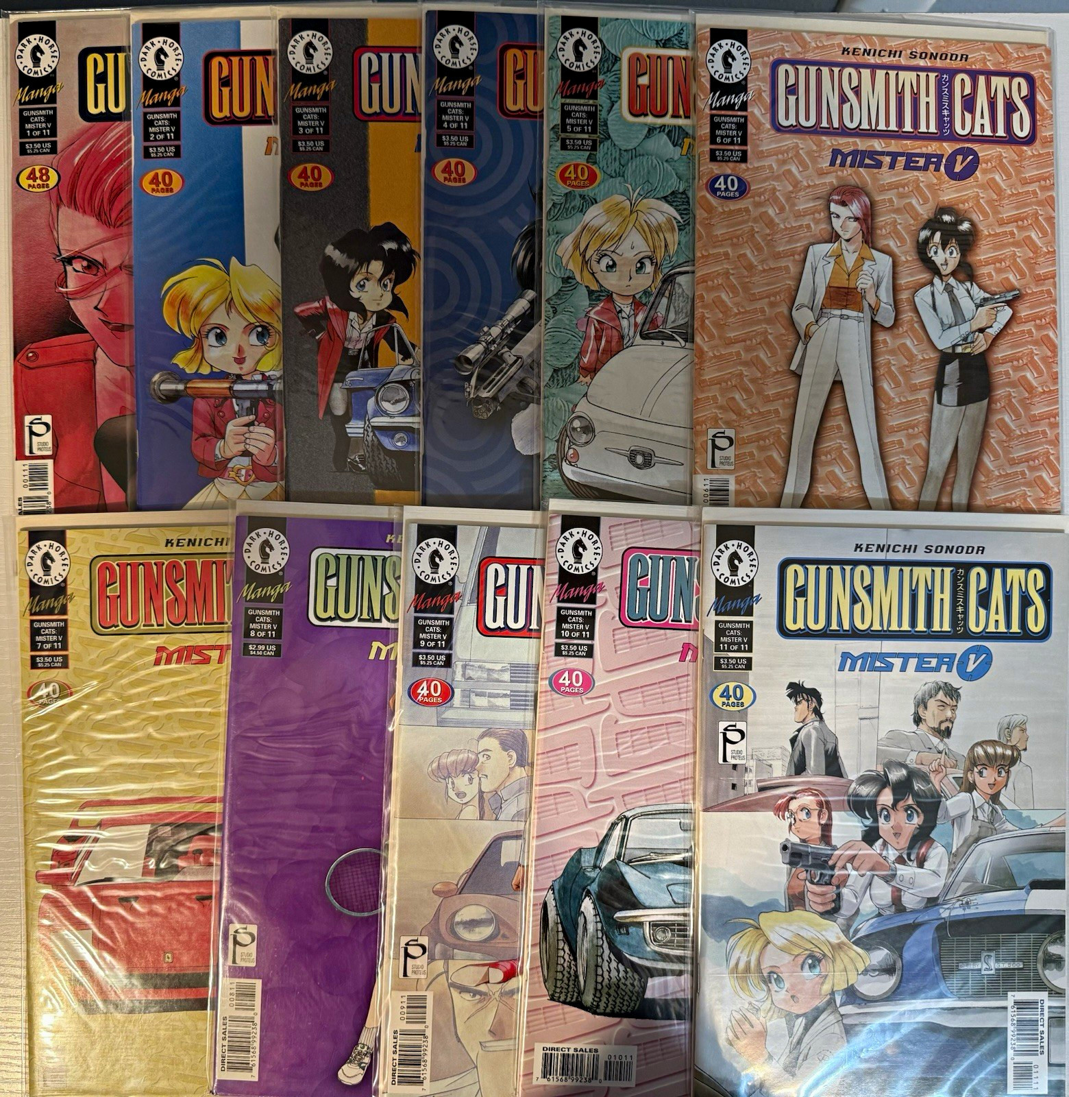 Dark Horse Comics Gunsmith Cats: Mister V lotto fumetti Kenichi Sonoda