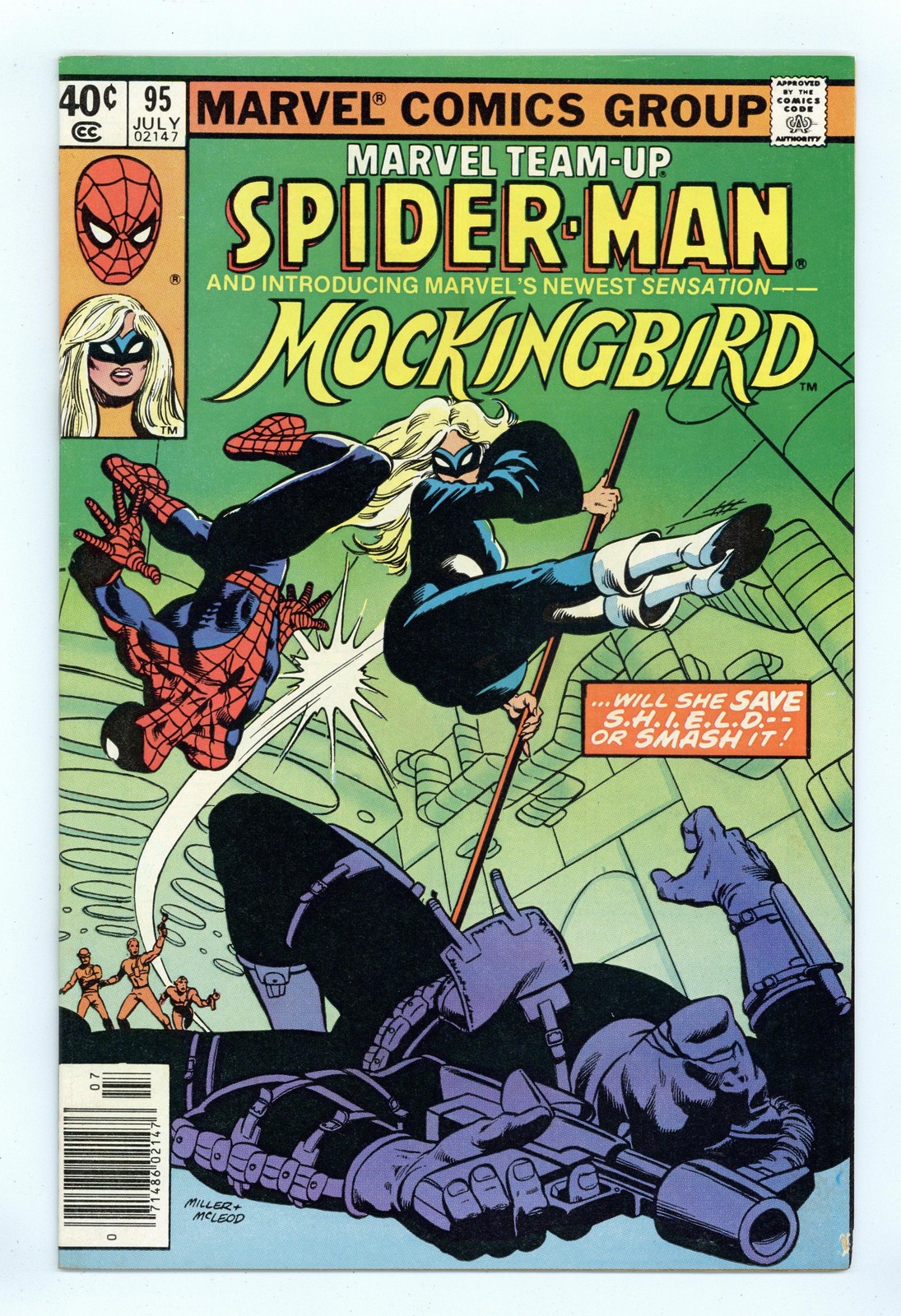 Marvel Team-Up #95N Edicola Variante FN- 5.5 1980