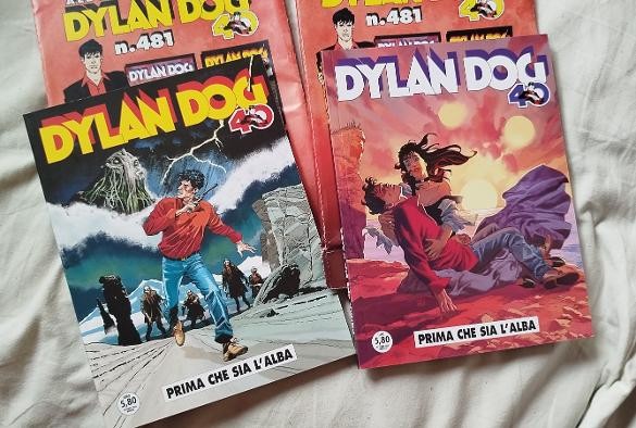 Dylan Dog 481 - Prima che sia l'alba - Cover variant Cestaro+Villa - Ed. Bonelli