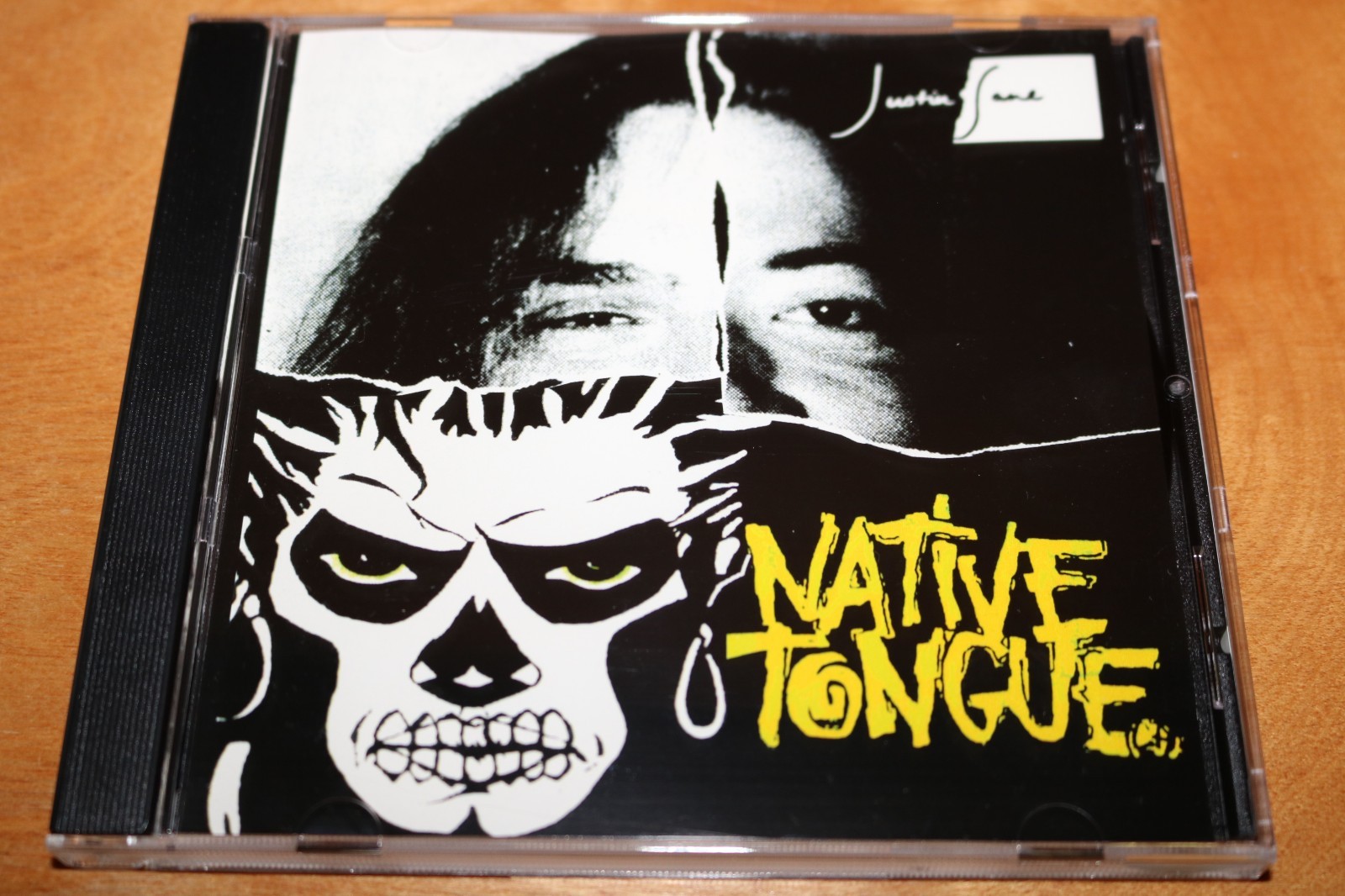 JUSTIN SANE & NATIVE TONGUE s/t CD Glam SLEAZE Hair Metal HARD ROCK RETROSPECT