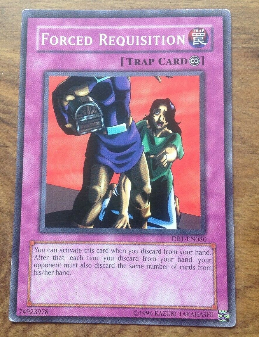 Yu-Gi-Oh - Forced Requisition - DB1-EN080 