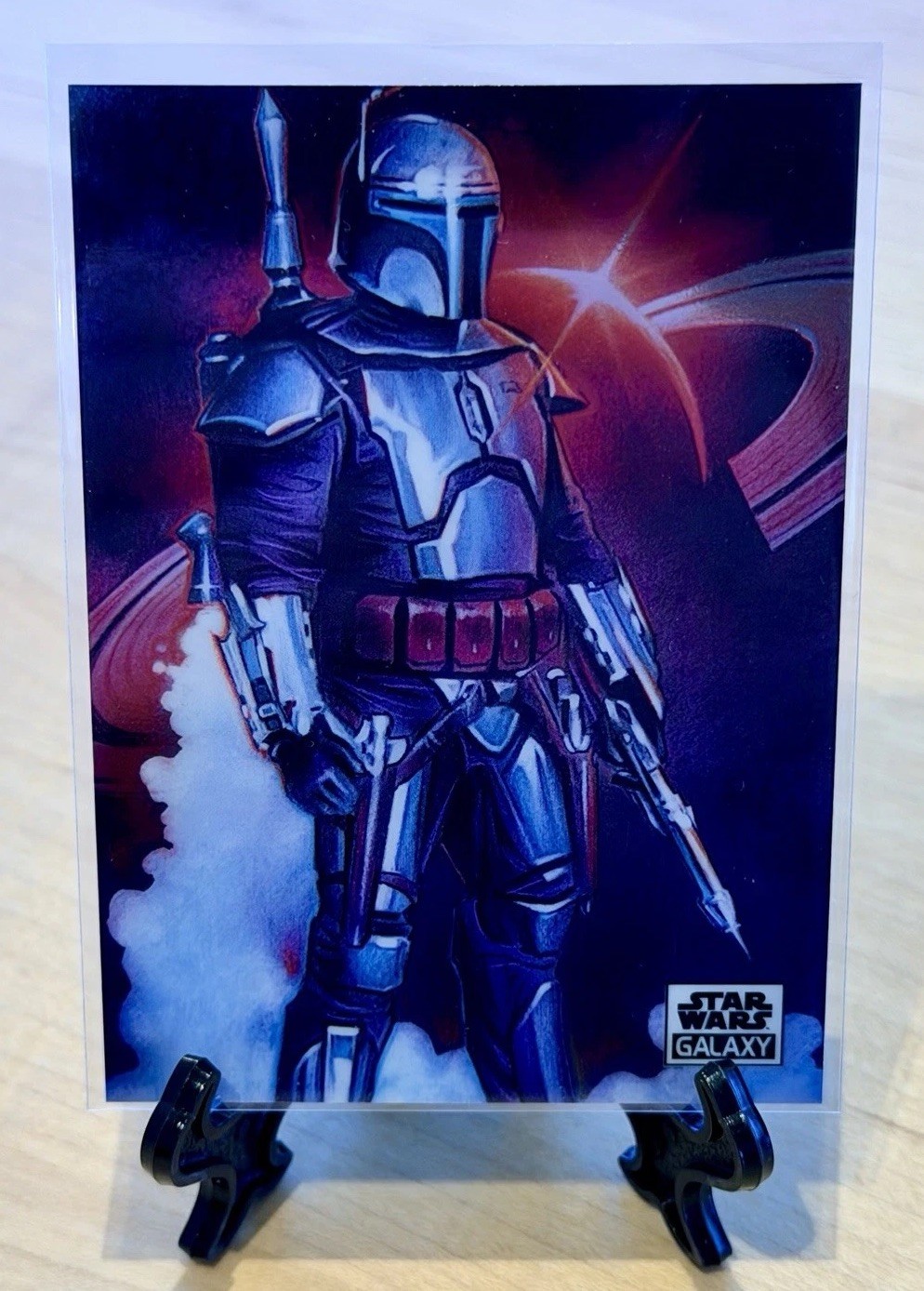 2021 Topps Chrome Star Wars Galaxy Jango Fett #41