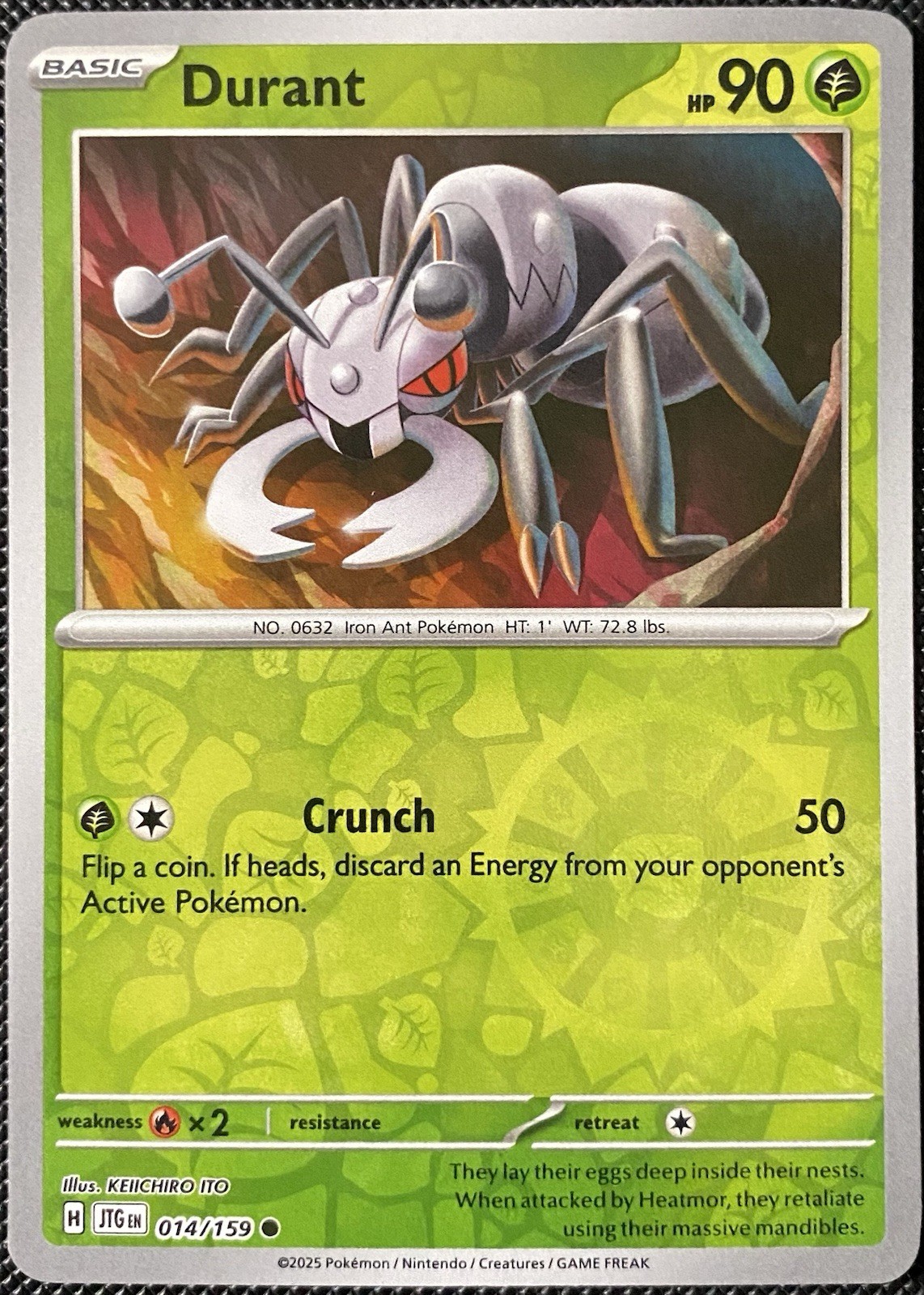 Durant 014/159 Sv09: Journey Together Reverse Holo NM Pokémon