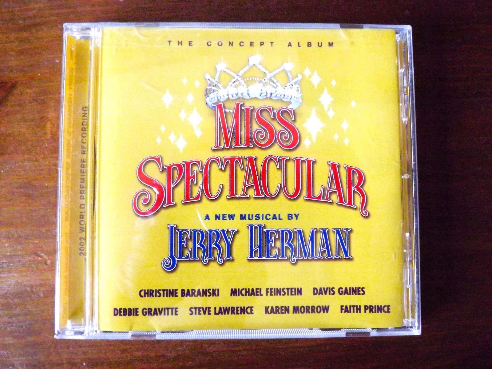 'MISS SPECTACULAR'.  2002 CONCEPT CAST RECORDING.  EXCELLENT AS NEW USED CD