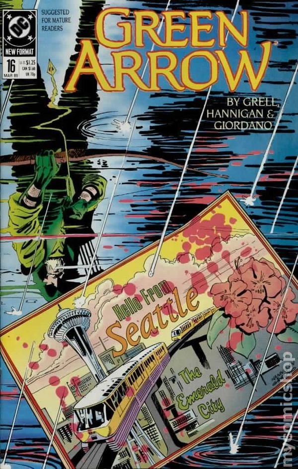Green Arrow #16 FN 1989 Stock Image