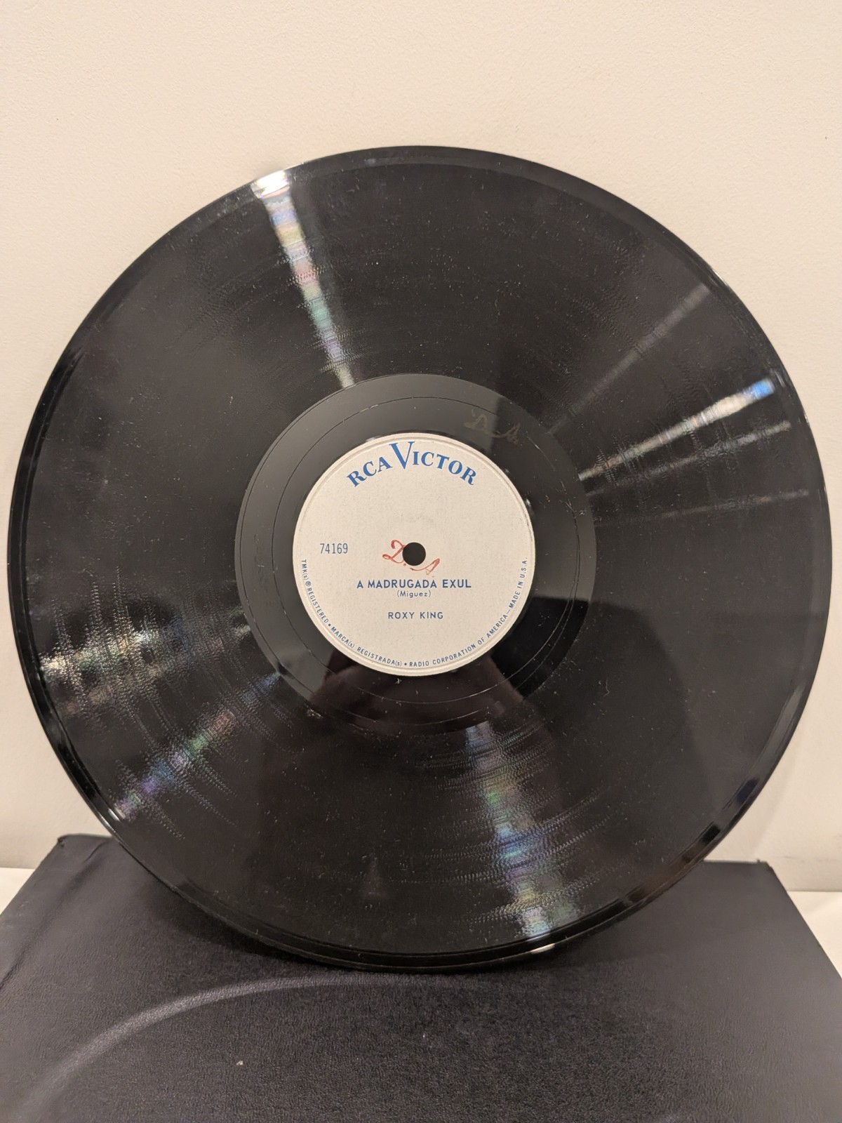 RARE Roxy King RCA Victor 74169 A Madrugada 1908 Master C-6166-1S
