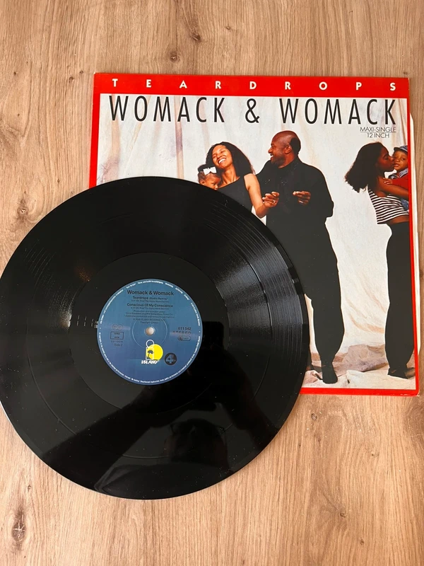 Maxi 45 tours Womack & Womack Teardrops