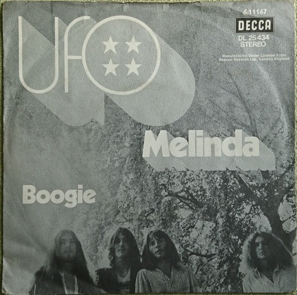 UFO - Melinda / Boogie (7", Single, RE) (Very Good (VG)) - 3902825635