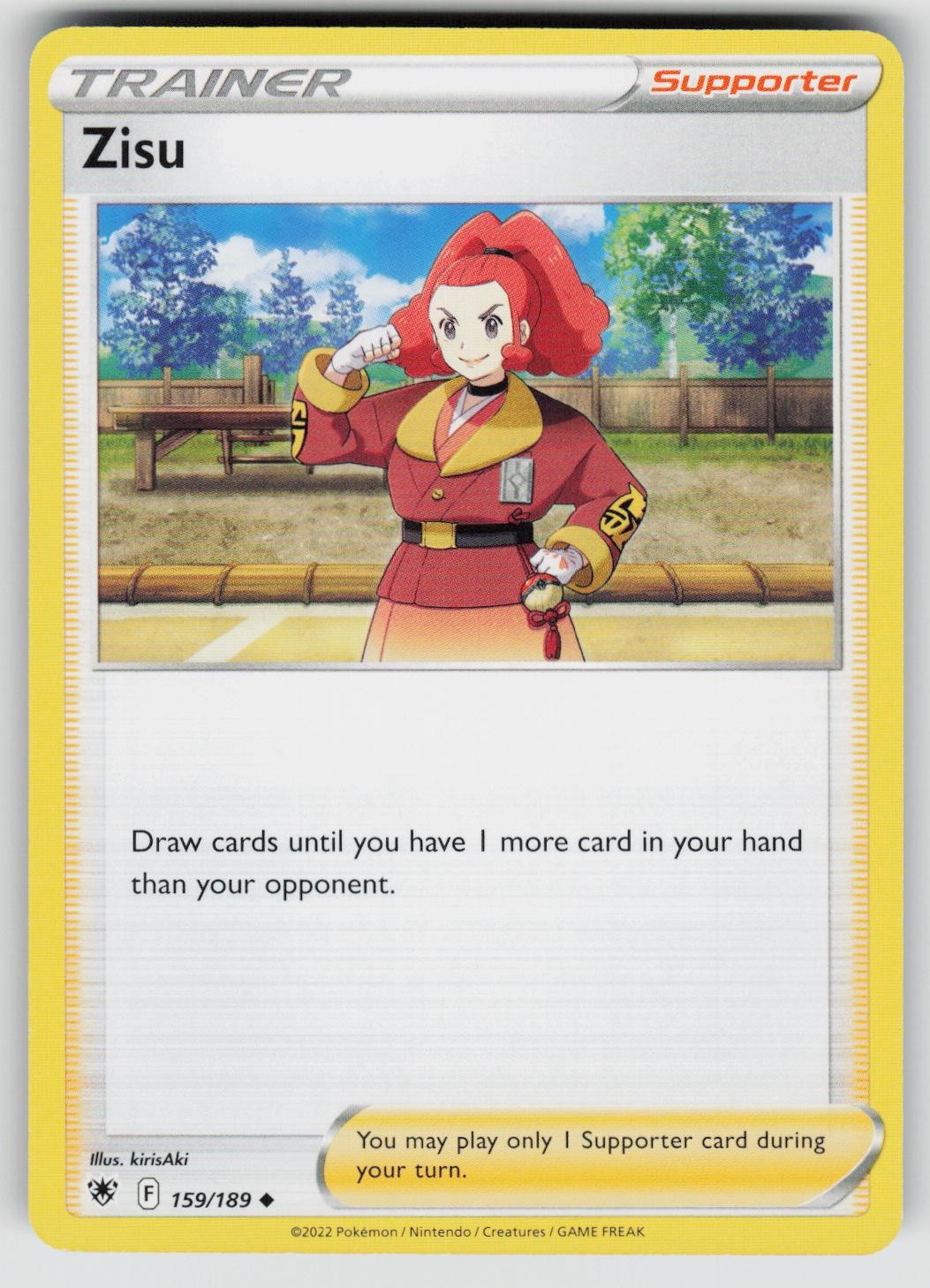 Pokemon Radianza Astrale 2022 ZISU 159/189 quasi come nuovo