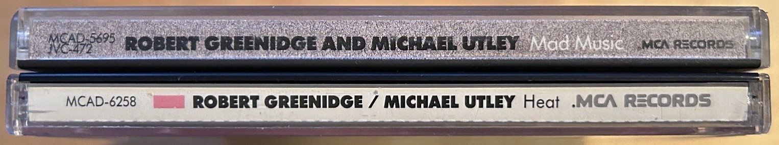 ROBERT GREENIDGE MICHAEL UTLEY - LOT of 2 CDs - Mad Music (Japan) / Heat Buffett