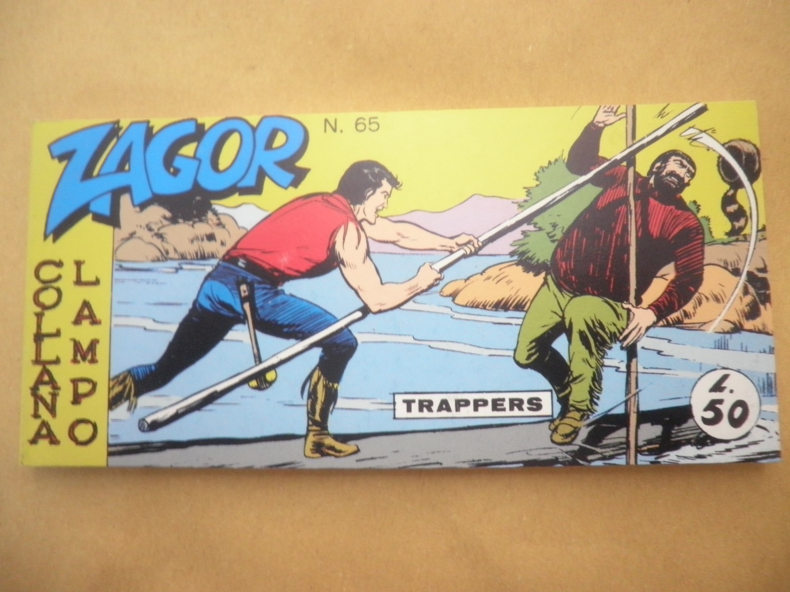 Zagor Anastatica Striscia Mercury  Terza 3° Serie N 65 TRAPPERS C%