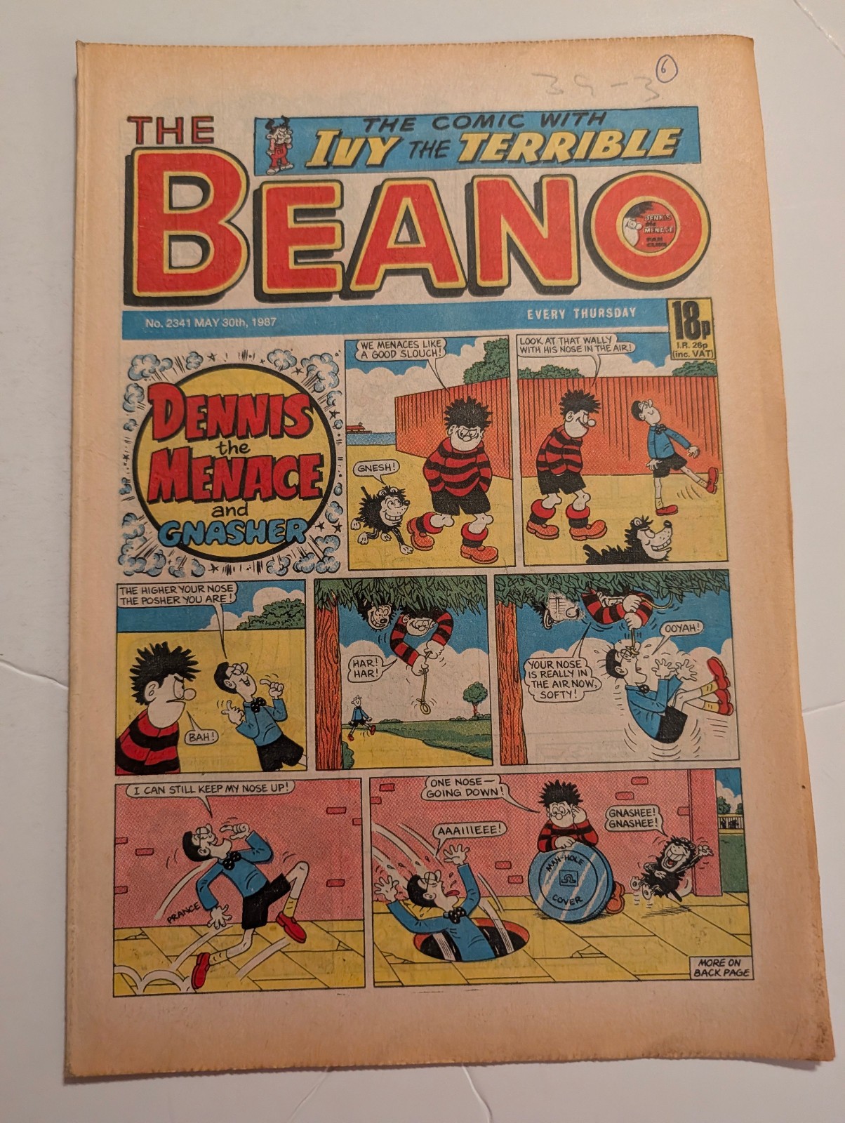 Beano Comic No 2341 May 30th 1987.