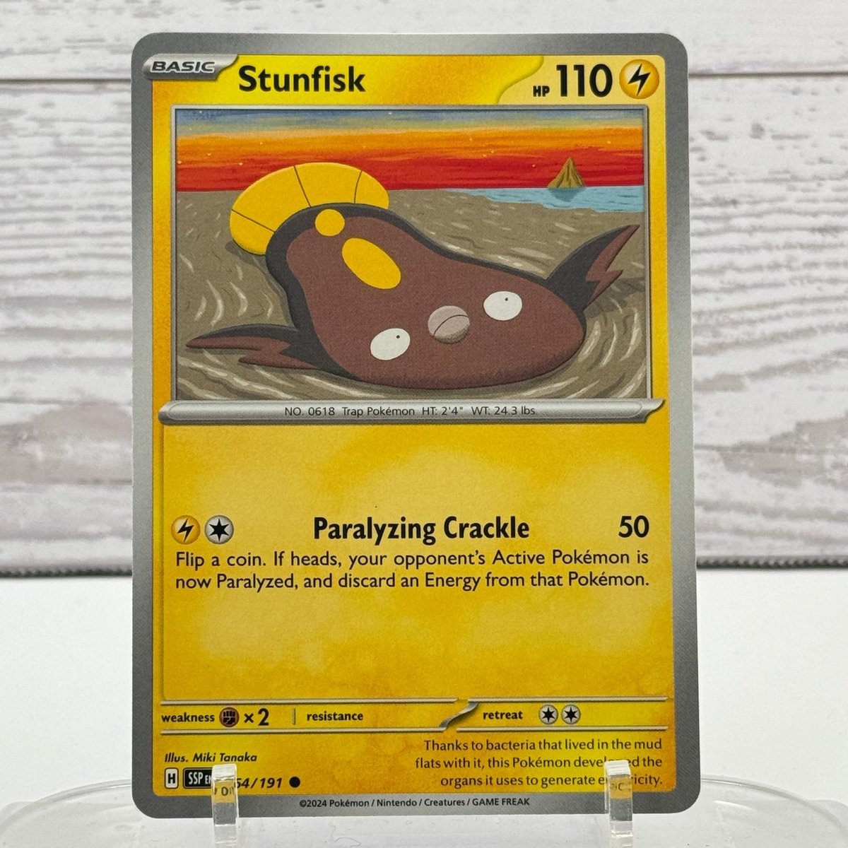 Stunfisk 064/191 Scintille Urgenti Pokemon quasi nuovo