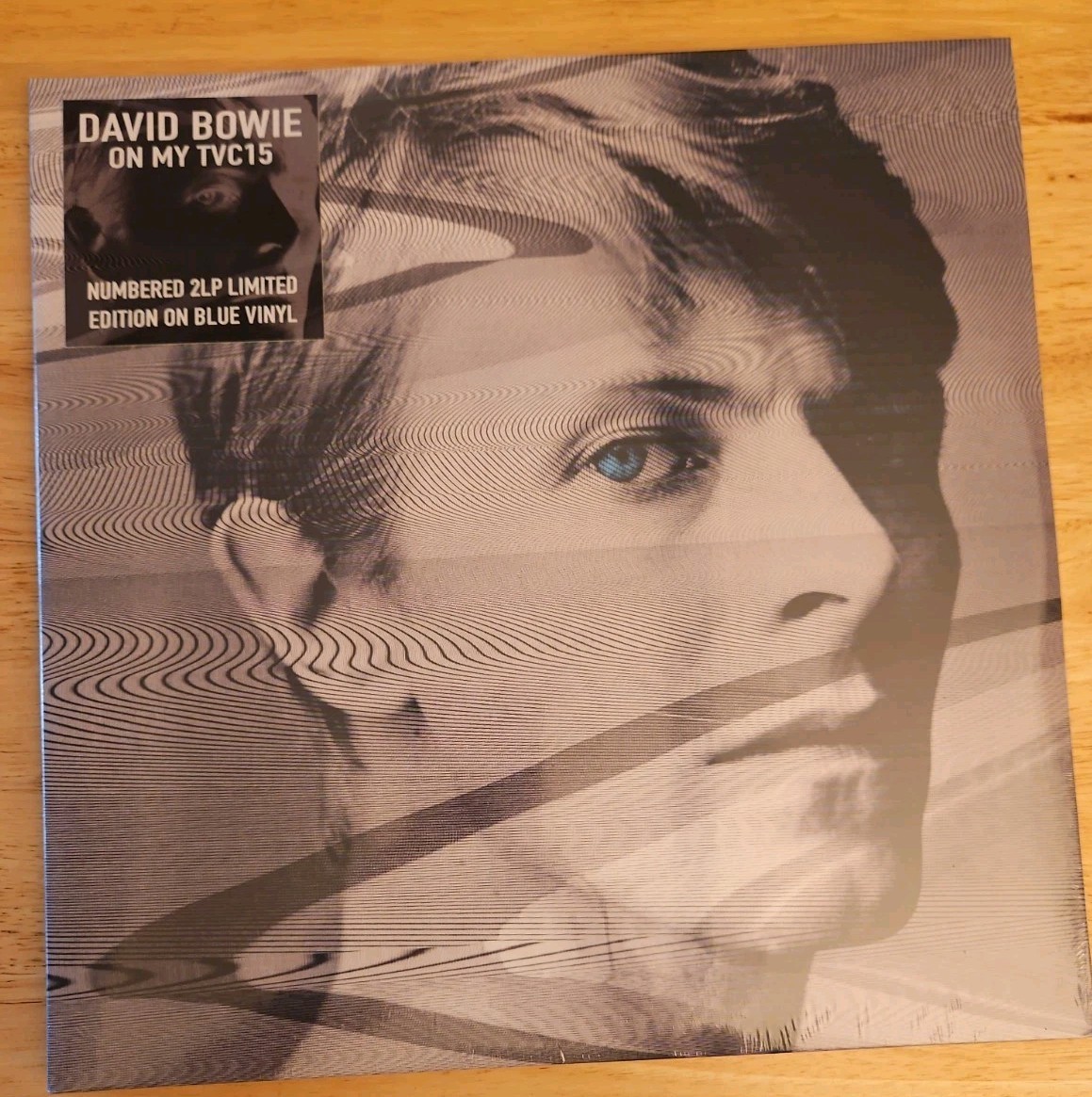 DAVID BOWIE - ON MY TVC15 LP LIMITED EDITION UK IMPORT #373/500 BLUE VINYL