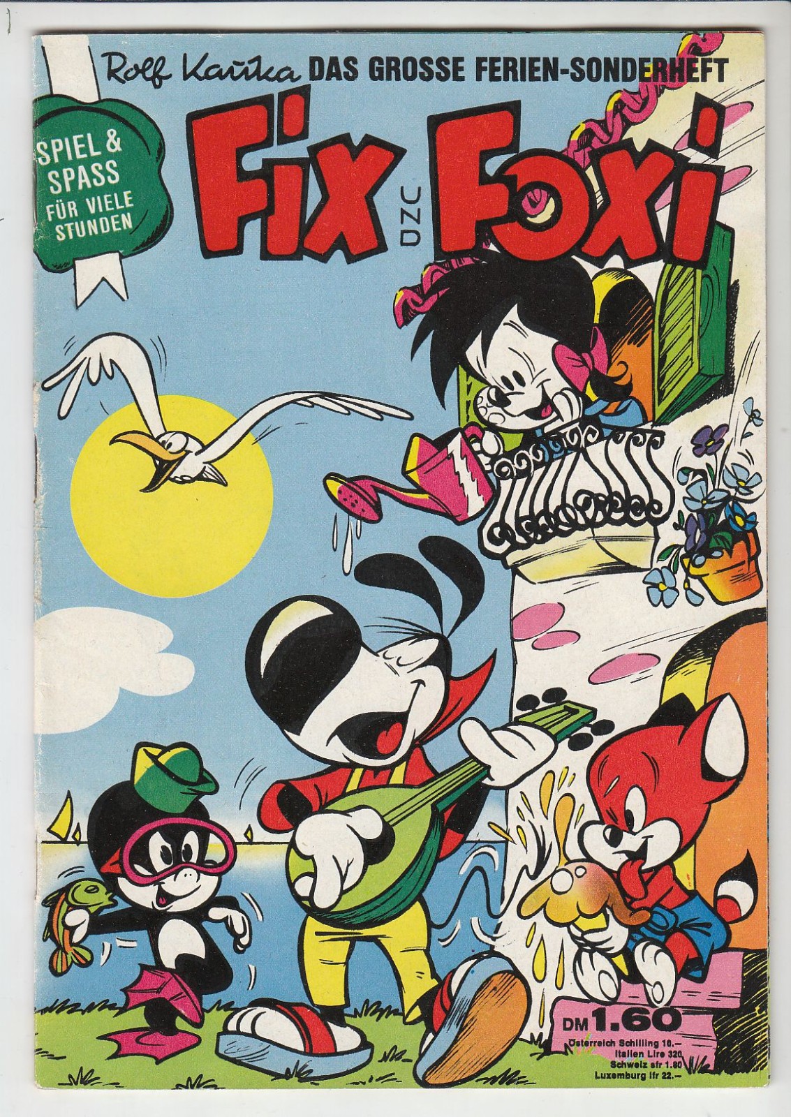 Fix e Foxi Vacanze numero speciale 1967 vecchio libretto originale in ottime condizioni!