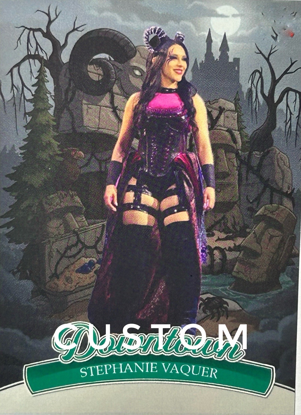 Carta Wrestling Stephanie Vaquer Personalizzata - Fan Art - Non Ufficiale