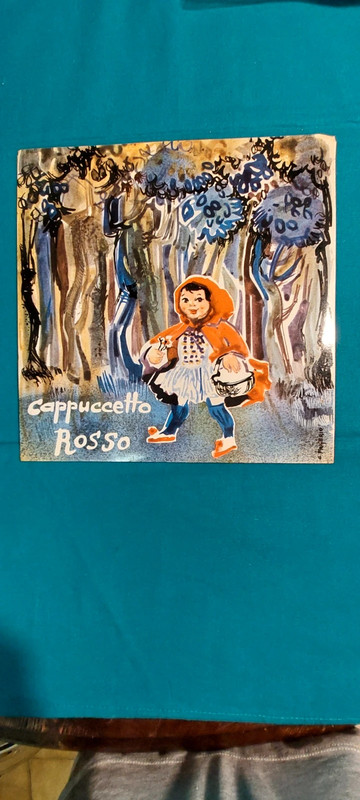 Vinile 33 g. fiaba "Cappuccetto Rosso" (Anni '60) - Fratelli Colla - I