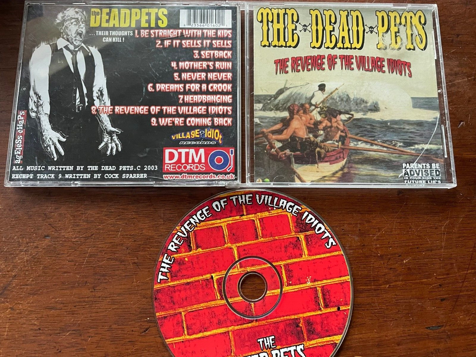 The Revenge of the Village Idiots (Used CD, 2003) The Dead Pets