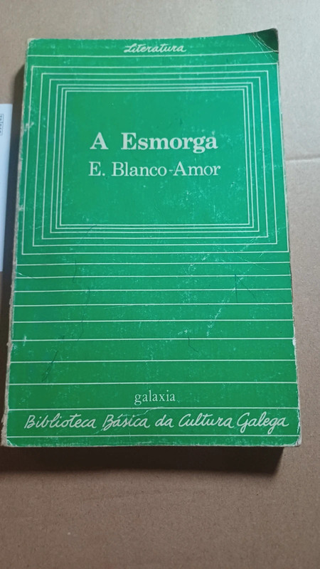 Libro A esmorga de Eduardo Blanco Amor