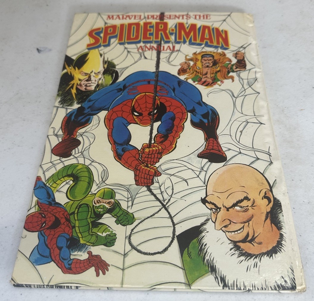 Libro Vintage Marvel / Grandreams "Spider-Man Annual" Copertina Rigida Regno Unito Raro 1981