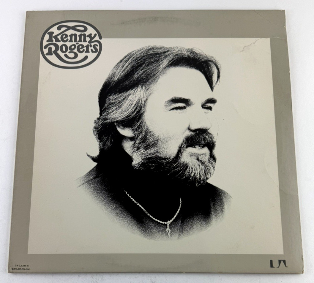 Kenny Rogers-Self Titled Vinyl LP, United Artists, UA-LA689-G, 1976-Country-EX