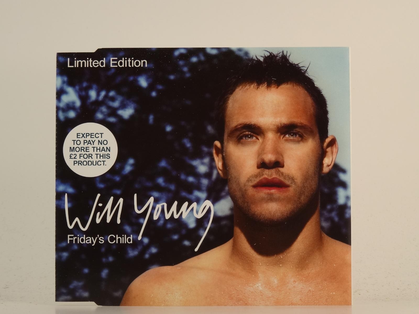 WILL YOUNG FRIDAY'S CHILD (H1) 2 Track CD Single including Picture Sleeve BMG