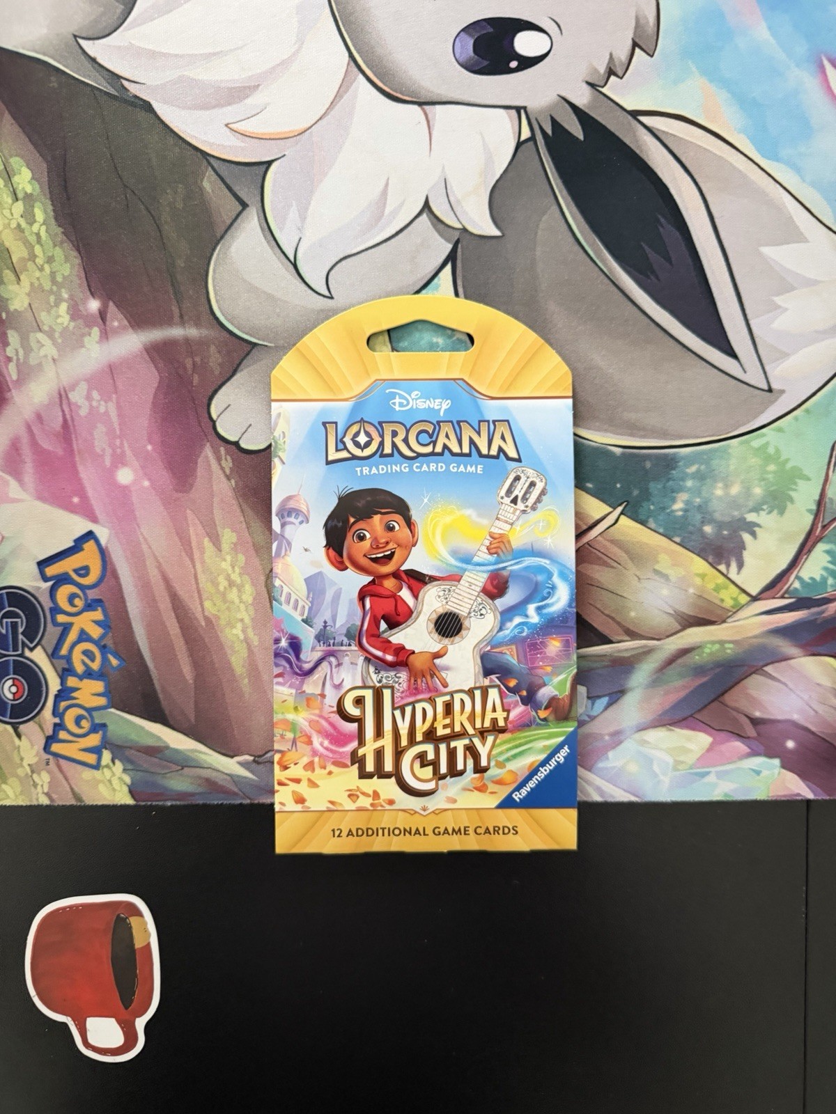 2026 Disney Lorcana Hyperia City Sleeved Booster Pack   New Sealed