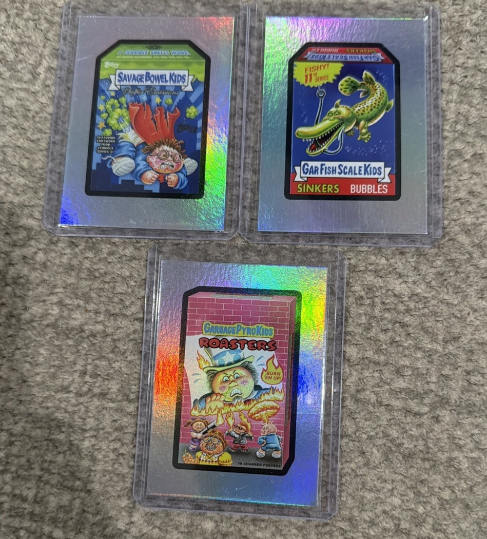 2025 Topps Worst of Garbage Pail - Pacchetti stravaganti - 40° Anniversario - Set di 3