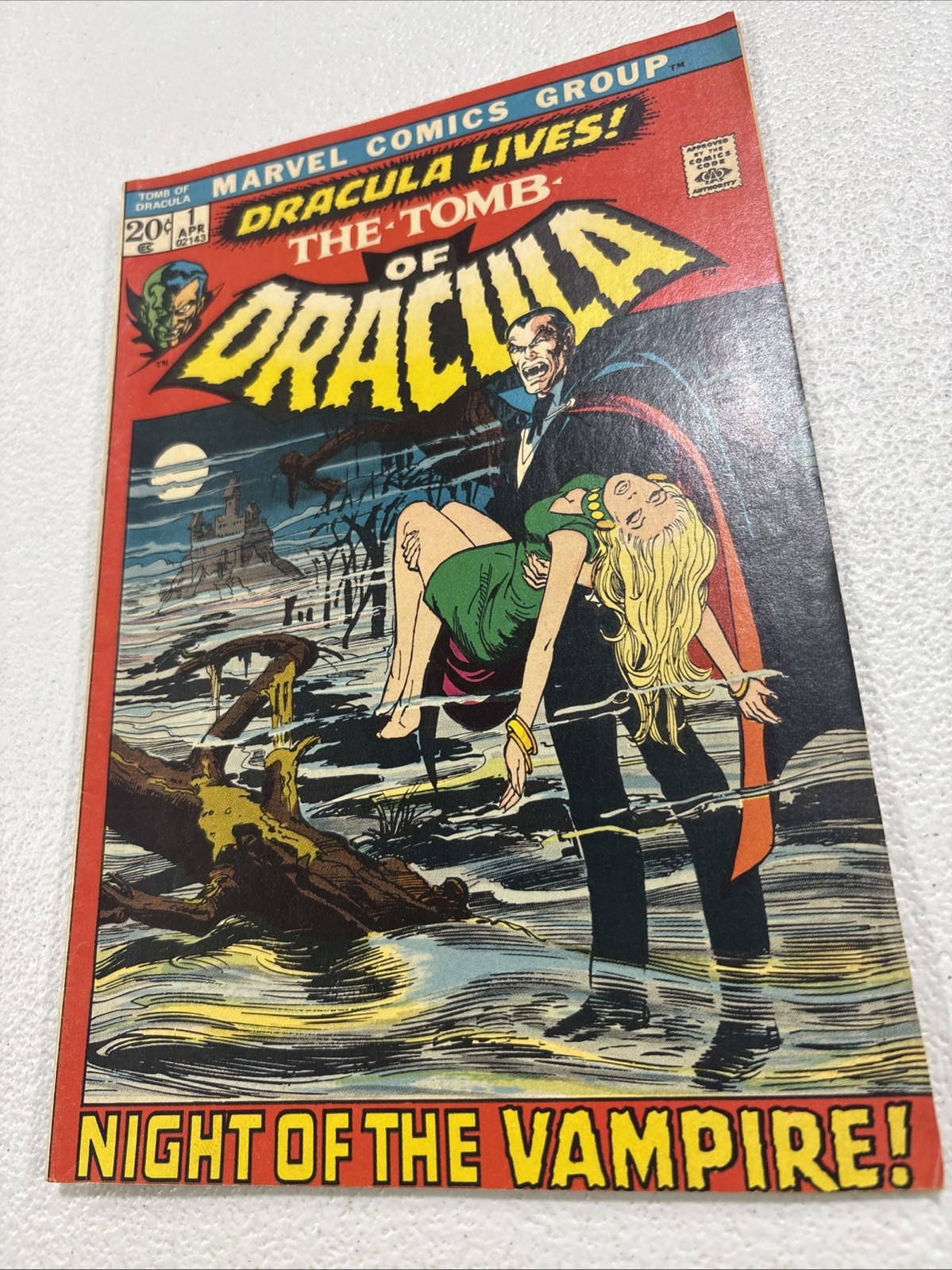Tomba di Dracula #1 1972 Marvel Comics VF/VG aprile 20 centesimi Marvel Comics
