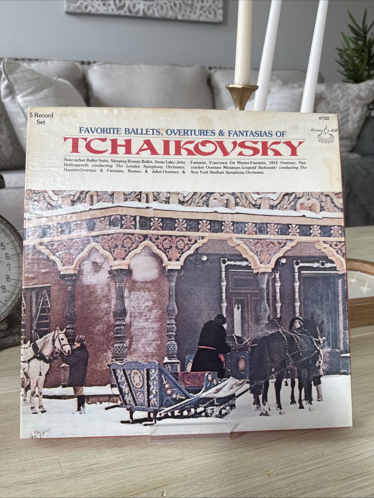 Tchaikovsky ‎��� Favorite Ballets, Overtures & Fantasias Of Tchaikovsky, 5 LP's