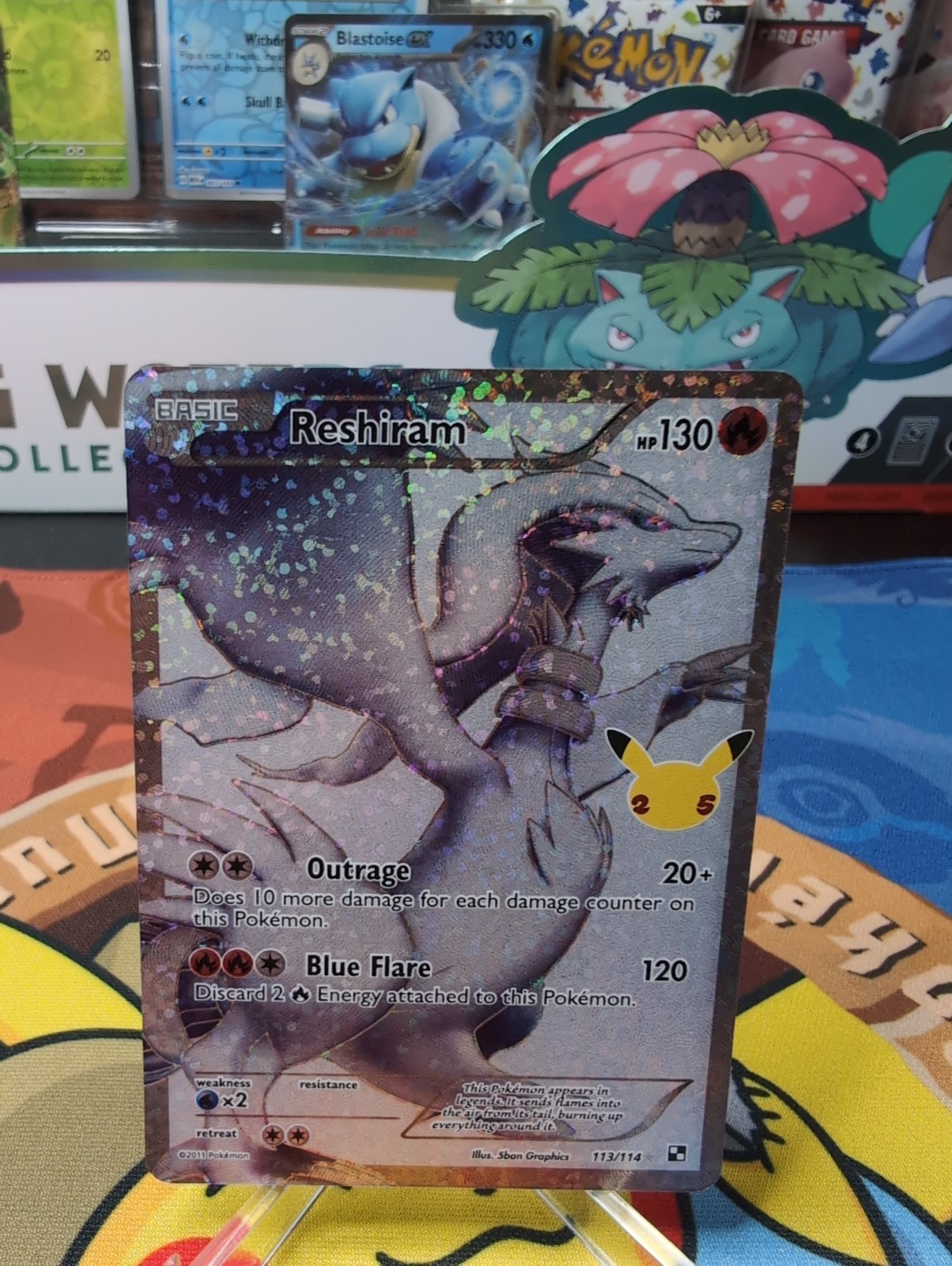 RESHIRAM 113/114 CELEBRATIONS: CLASSIC COLLECTION CLASSIC COLLECTION NM