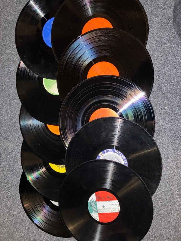 10 Deko Schallplatten 12“