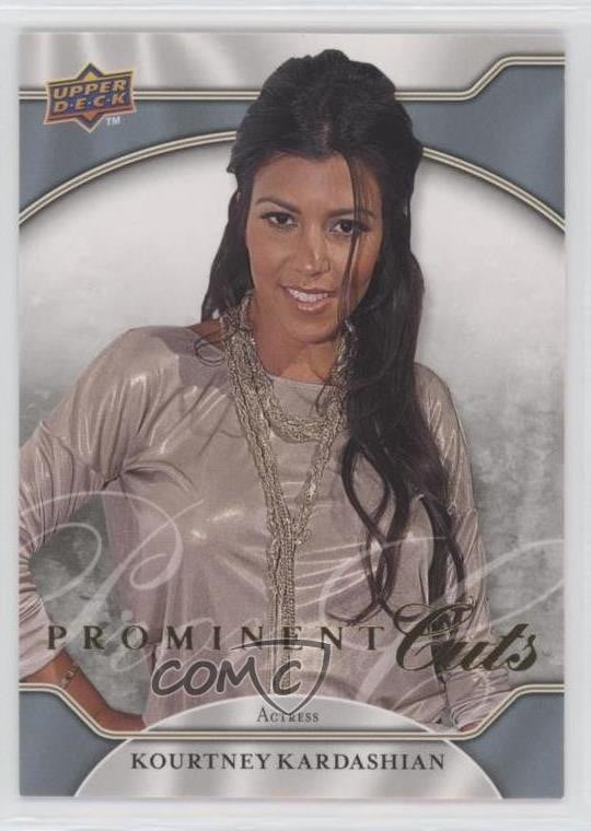 2009 Upper Deck Prominent Cuts Kourtney Kardashian #27 hb8