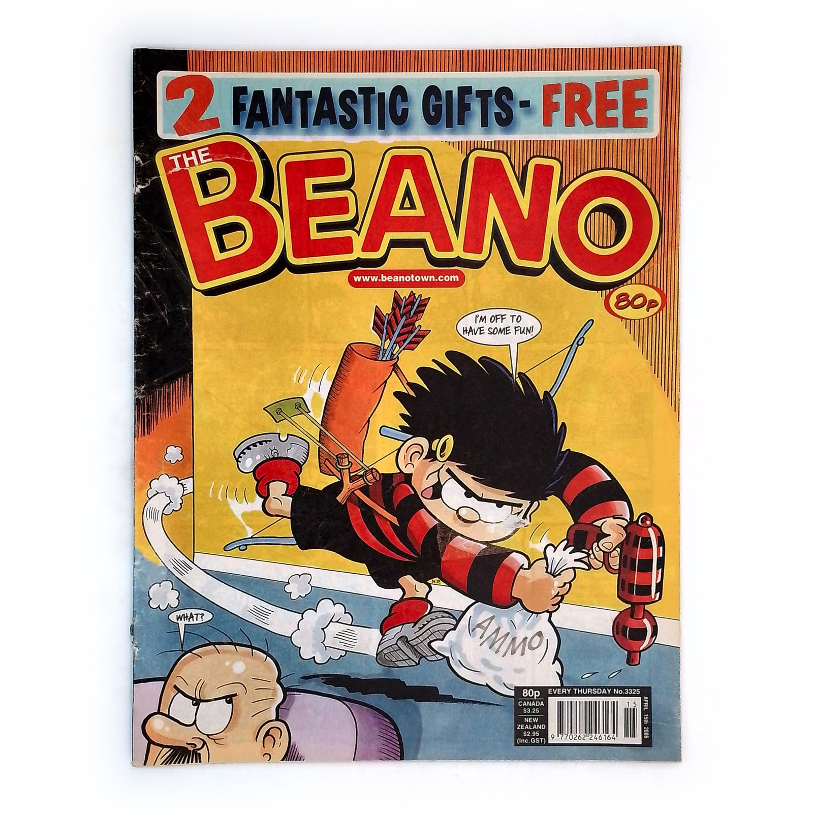 The Beano Comic Magazine Issue No. 3325 (2006) Classic UK Kids Fun