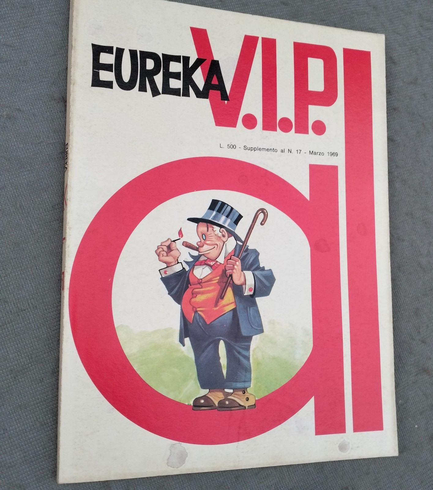 EUREKA  V.I.P. VIP- CORNO -5  °  SUPPLEMENTO AL N° 17   / 1972- COME NUOVO