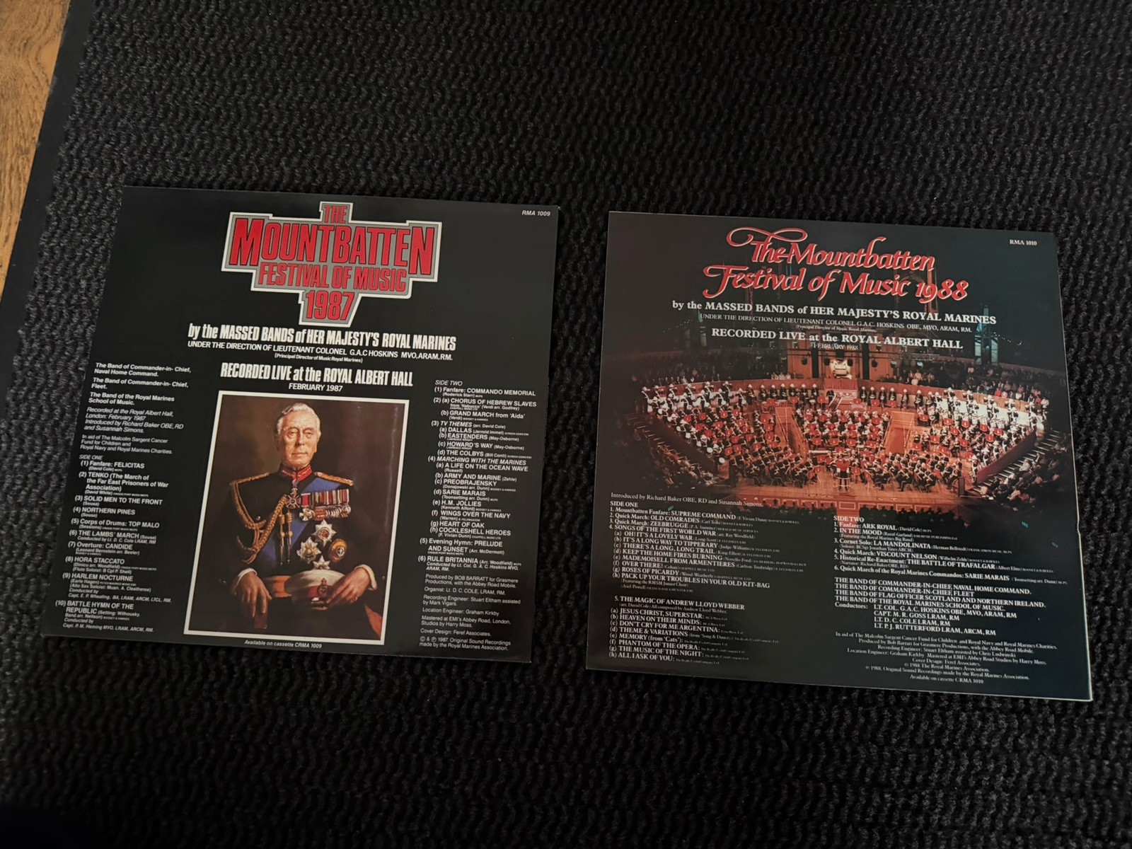 THE MOUNTBATTEN CONCERTS AND FESTIVAL OF MUSIC 1987 AND 1988 - BUNDLE