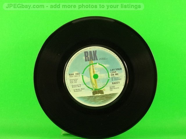 RACEY LAY YOUR LOVE ON ME 6) (137) 7" RAK