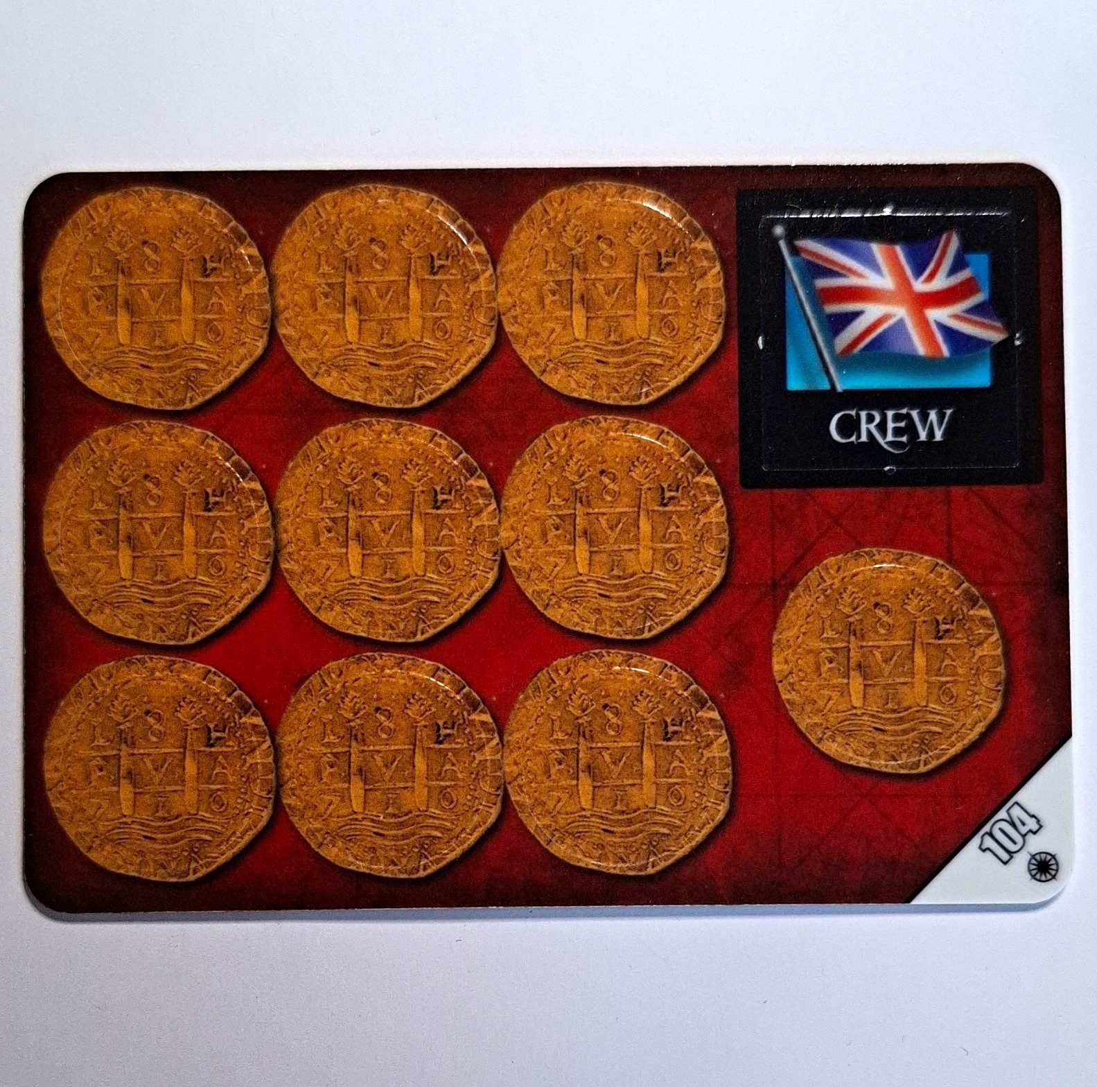WizKids Pirates of the Spanish Main CSG 104 Helmsman Crimson Coast 
