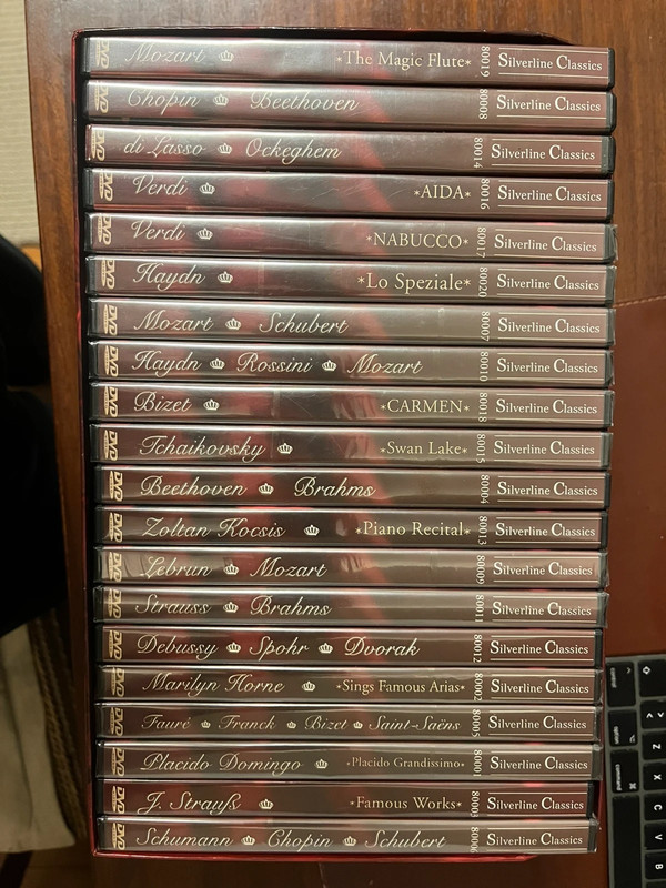 Colección Silverline Classics – 20 DVDs de Ópera, Ballet y Música Clásica