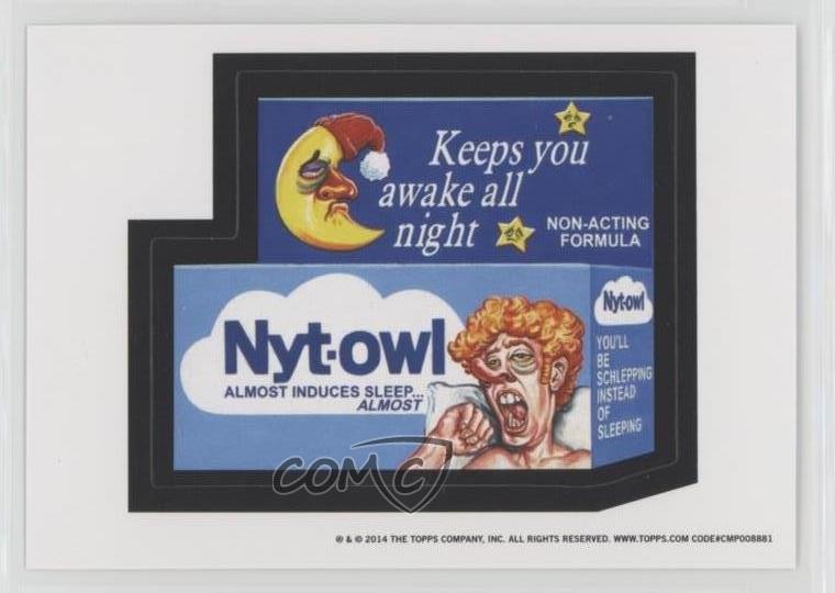 2014 Topps Wacky Packages Old School Series 5 White Back Nyt-owl #NYOW 1q9