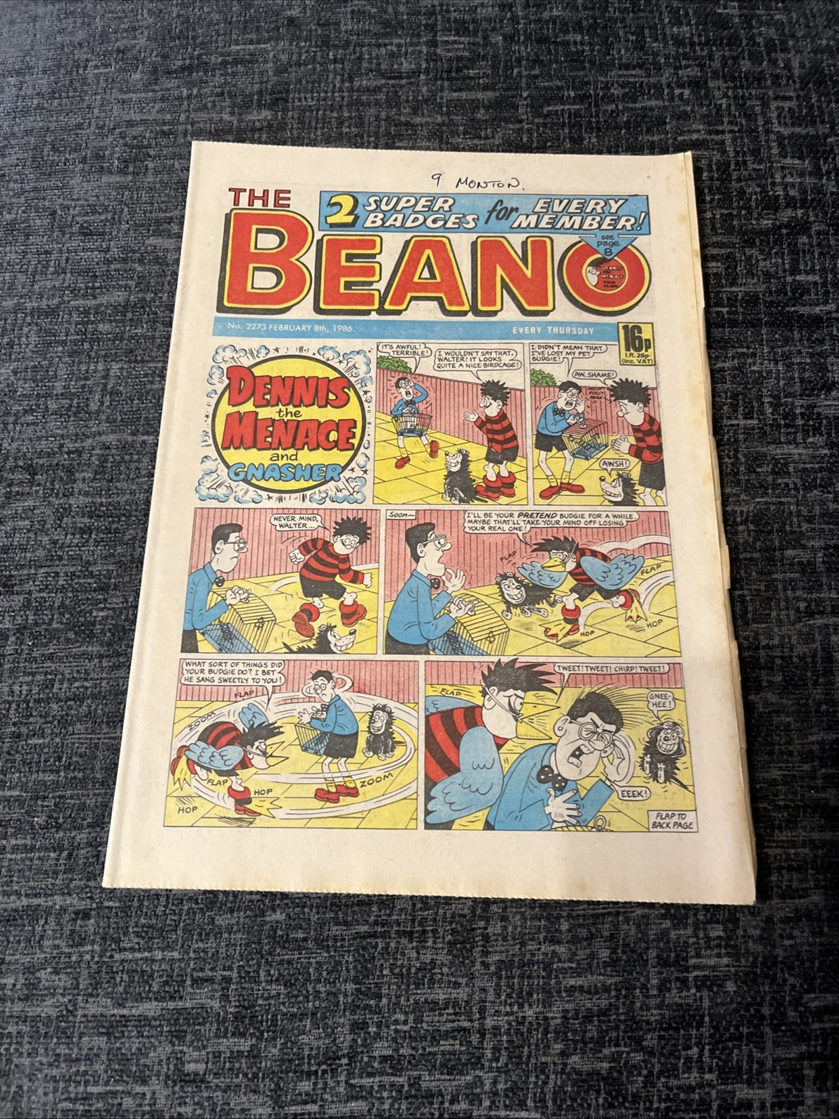 Beano Comic - #2273 - 8 February 1986