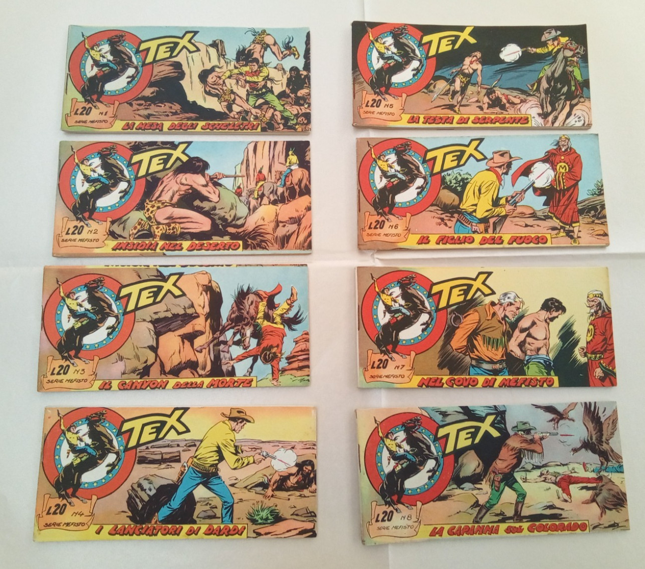 TEX 21° serie Mefisto 1/29 serie completa