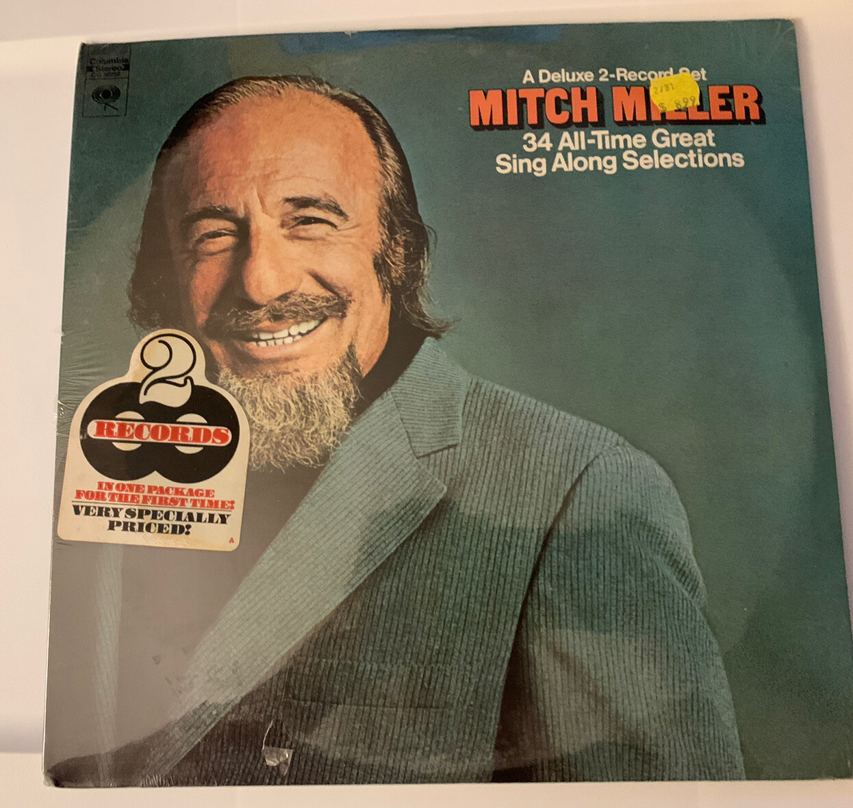 New Mitch Miller 34 All-Time Great Sing Along Vinyl Double LP Record Album 1970