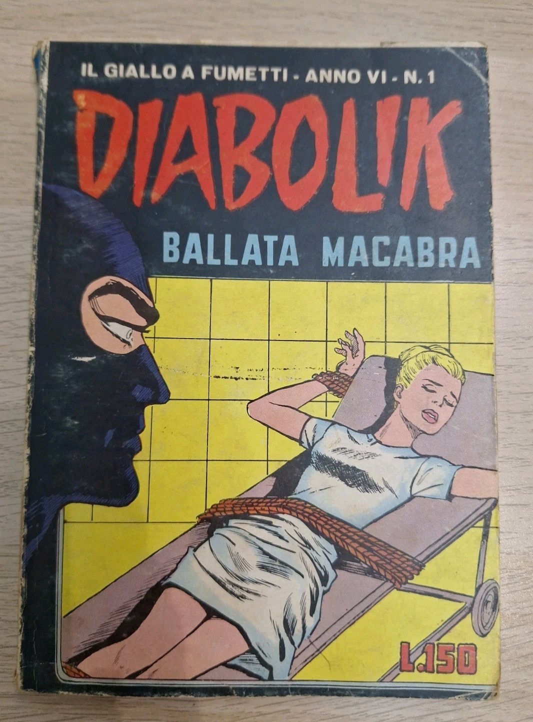 DIABOLIK ANNO VI-6°, N. 1 ORIGINALE 1967