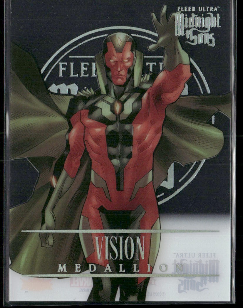 2023 Fleer Ultra Midnight Sons Acetate Medallion Achievement - Vision