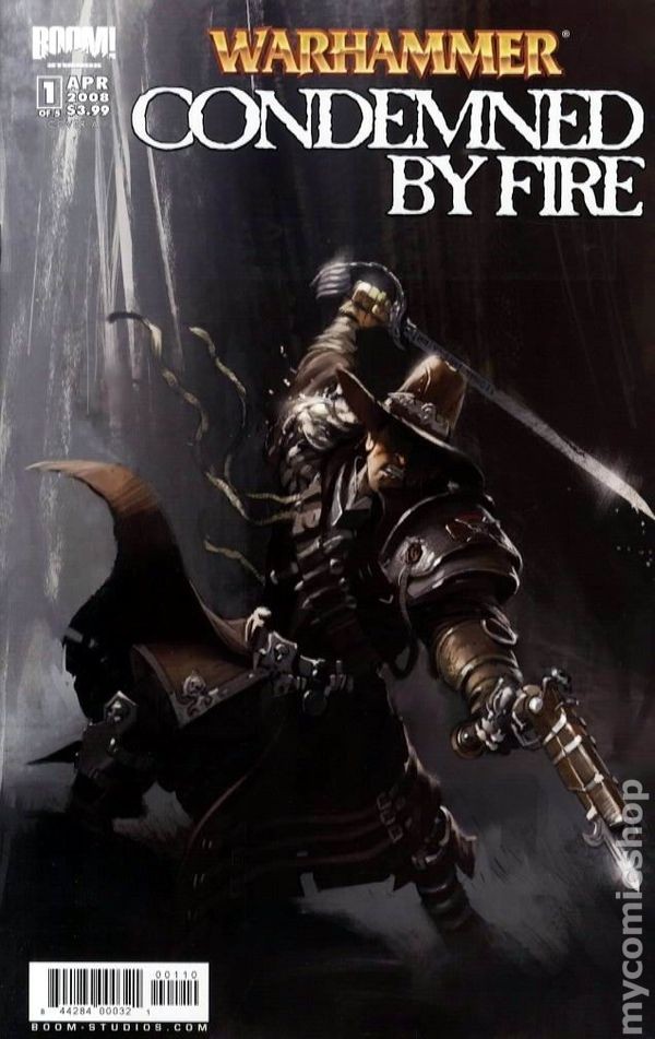 Warhammer Condemned by Fire 1A FN+ 6.5 2008 Stock Image