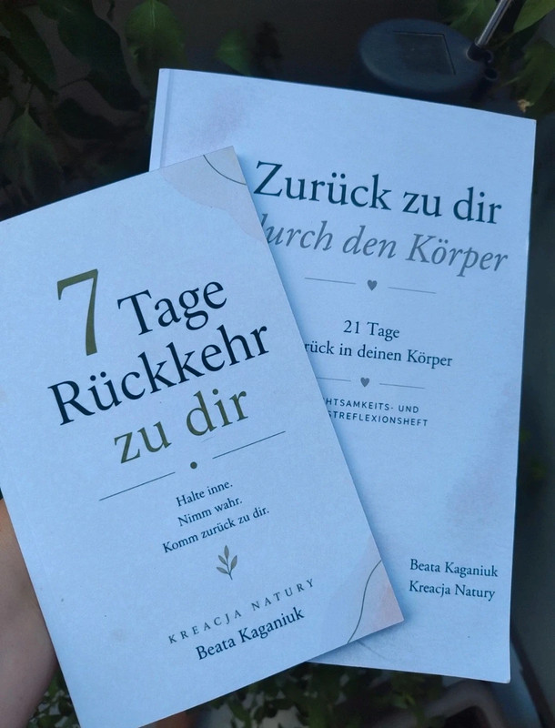 Set mit 2 Workbooks: 7 Tage + 21 Tage – Körperwahrnehmung & Achtsamkeit
