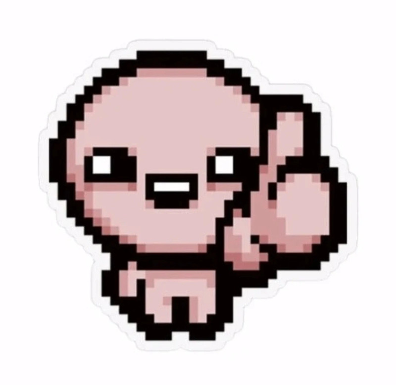 Pixel art Binding of Isaac