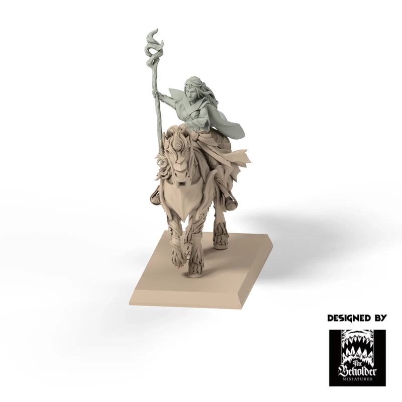 Nuara en Unicornio Elfos Silvanos Beholder 32mm